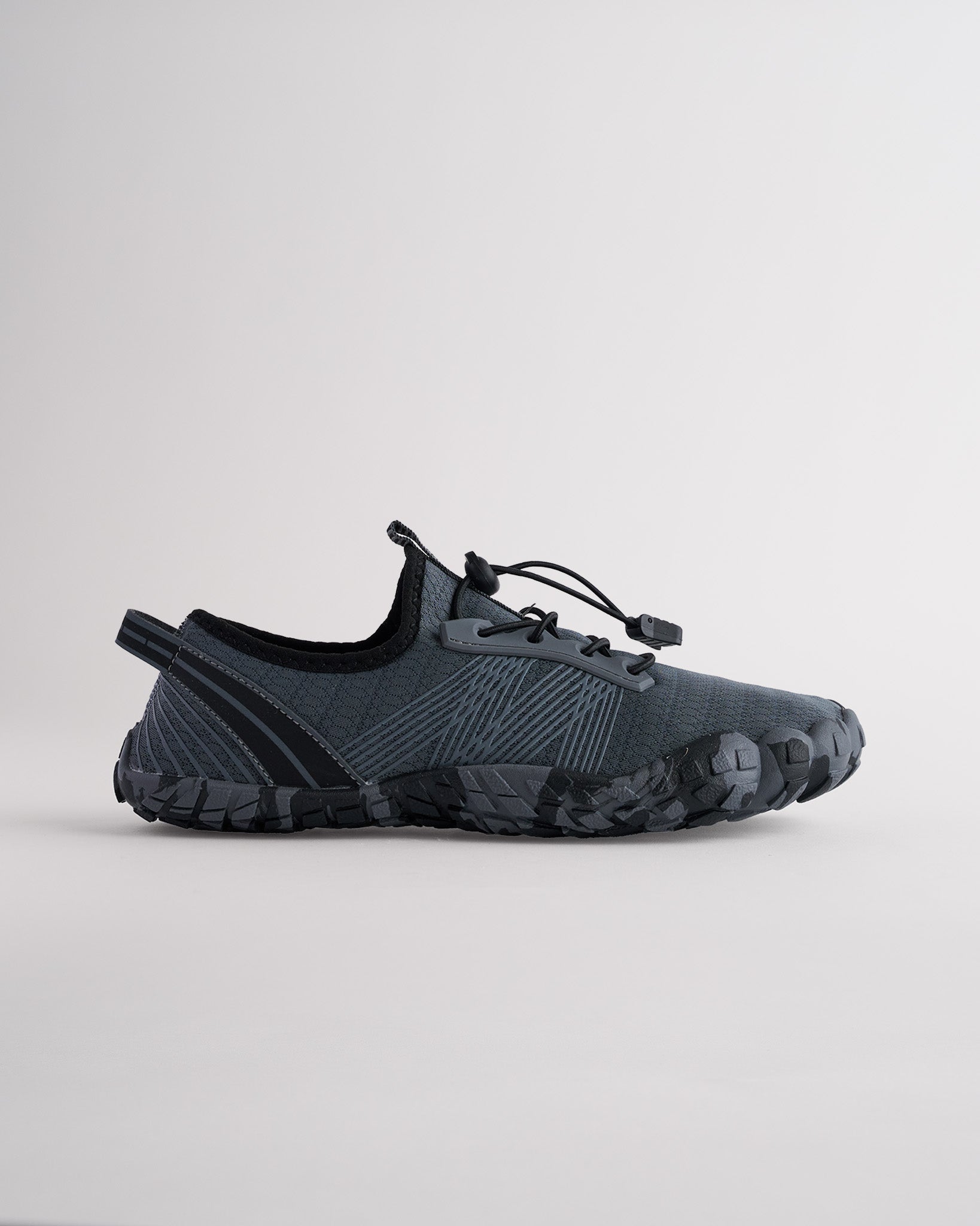 Adult StelleMesh Free-Toe Lace Water Shoes in Charcoal