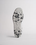 Bottom view of water shoes with traction outsole and drainage design