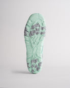 Bottom view of water shoes with traction outsole and drainage design