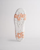 Bottom view of water shoes with traction outsole and drainage design