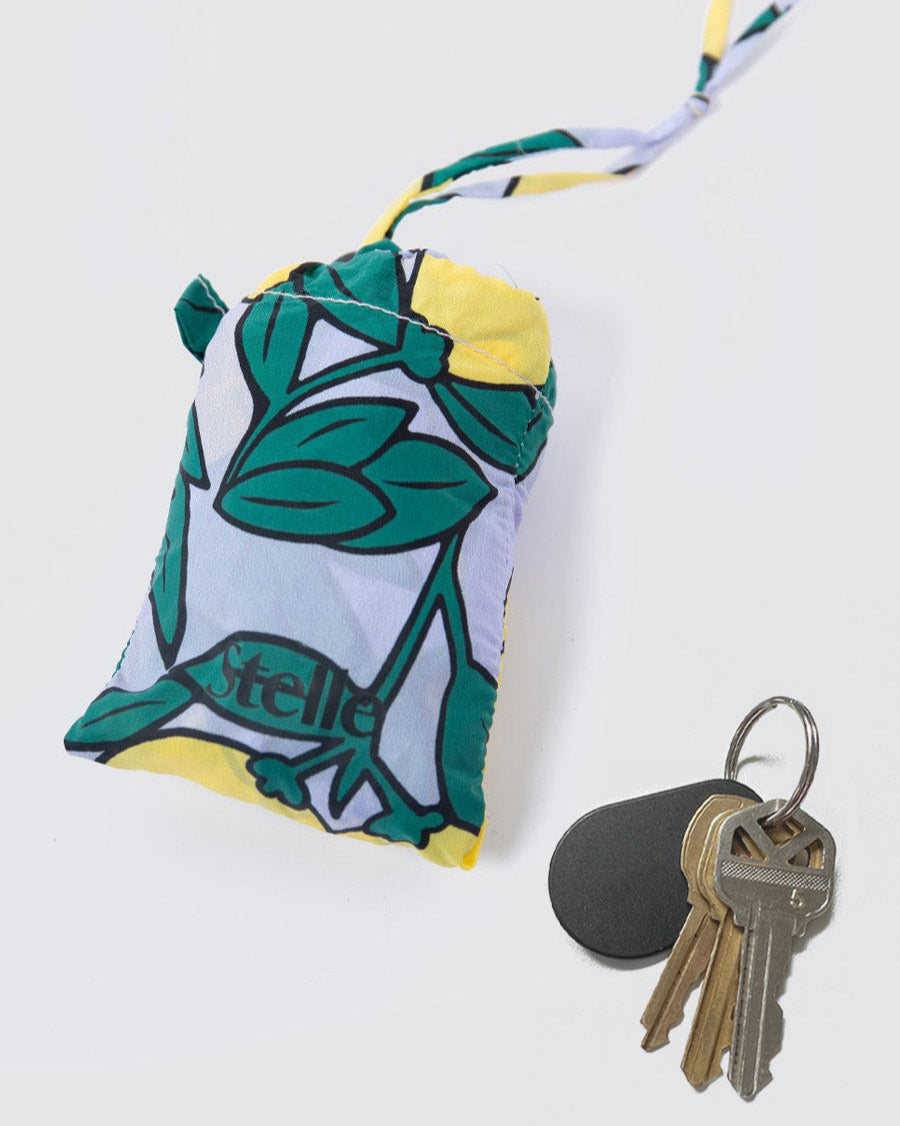 Grocery tote bags Lemon Delight easily foldable