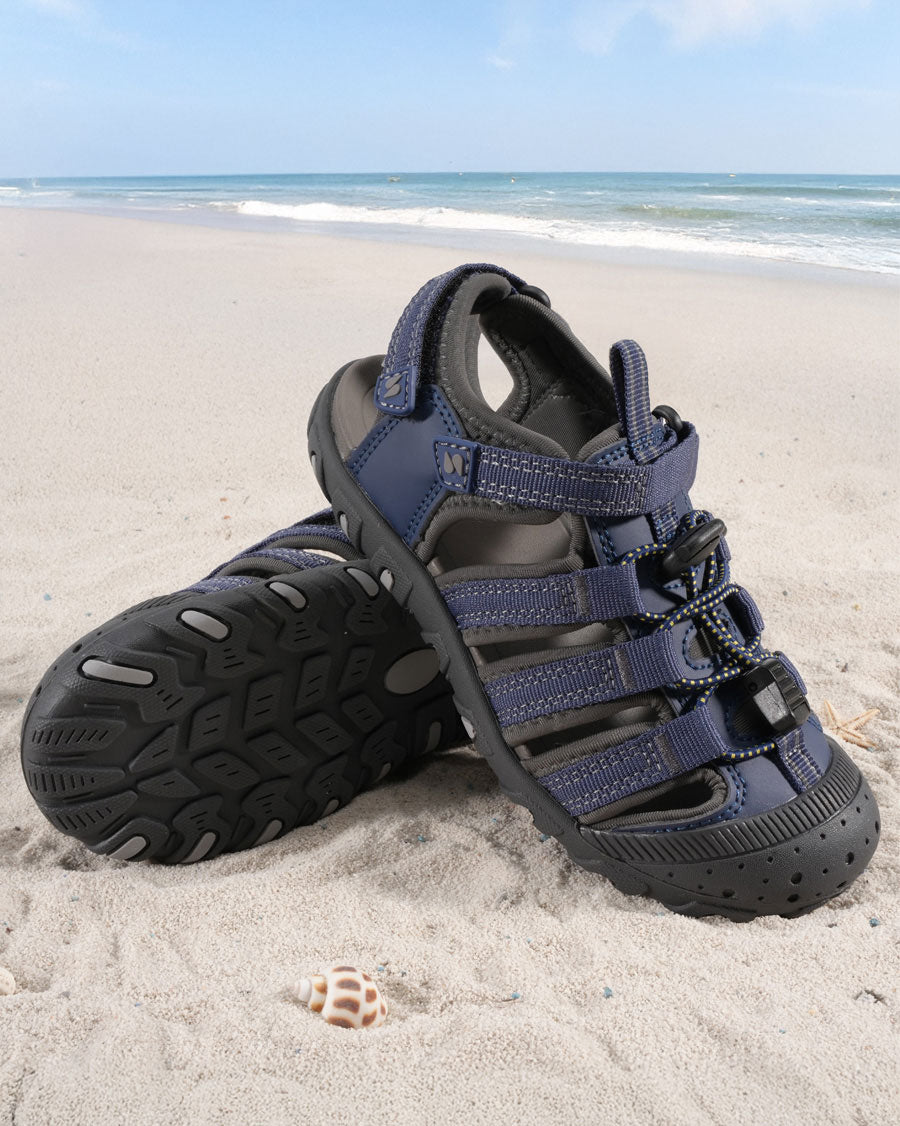 Navy Kids Sandal