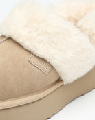 Dune Warm-Lined Suede Slippers