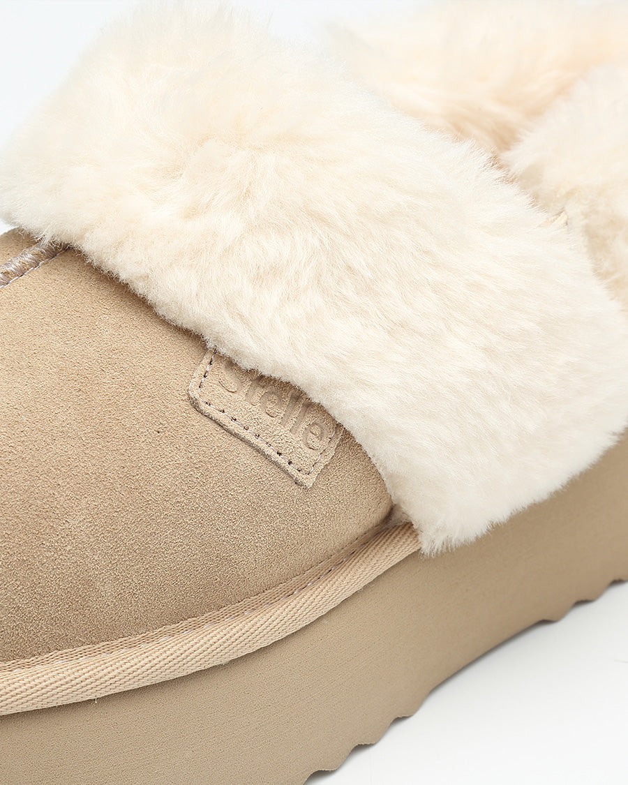 Dune Warm-Lined Suede Slippers