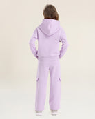 Lavender Fleece Out Kids Matching Sweat Set