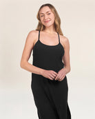 Heather Charcoal Cloud Essential Spaghetti Strap Slip Dress