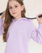 Lavender Fleece Out Kids Matching Sweat Set