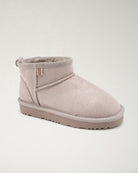 Grey Short N' Sweet Kids Suede Boots