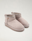 Grey Short N' Sweet Kids Suede Boots