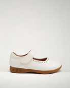 Girls Classic Mary Jane Uniform Shoes in White