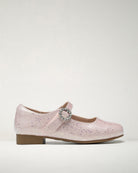 Blush Glimmer Girls Low-Heel Dress Shoes