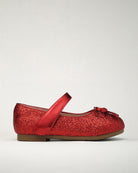 Red Girls Classic Mary Janes | Shiny Closed-Toe Dress Shoes