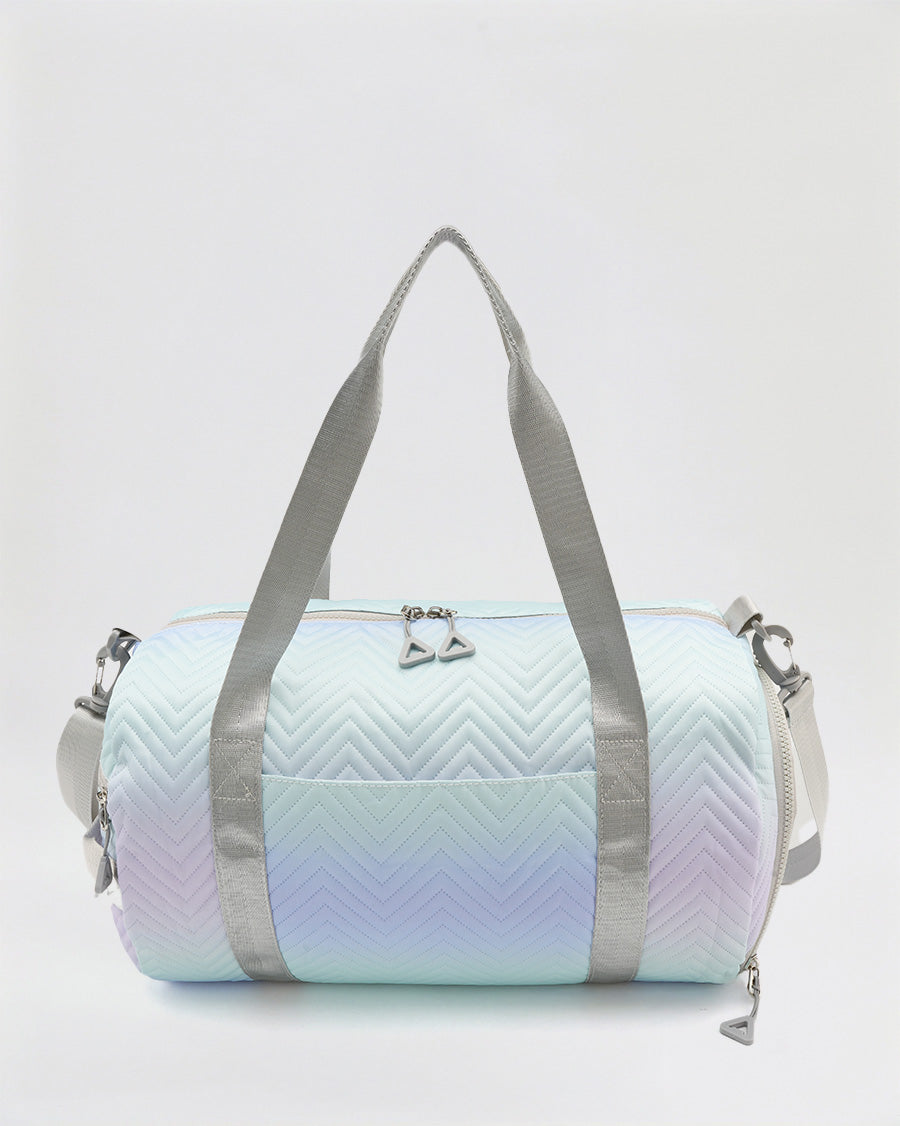 Pastel Embossed Duffle Bag