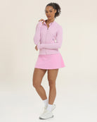 Petal Pink Slim-Fit Athletic Jacket
