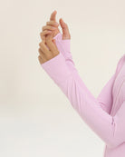 Petal Pink Slim-Fit Athletic Jacket