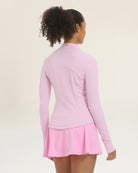 Petal Pink Slim-Fit Athletic Jacket