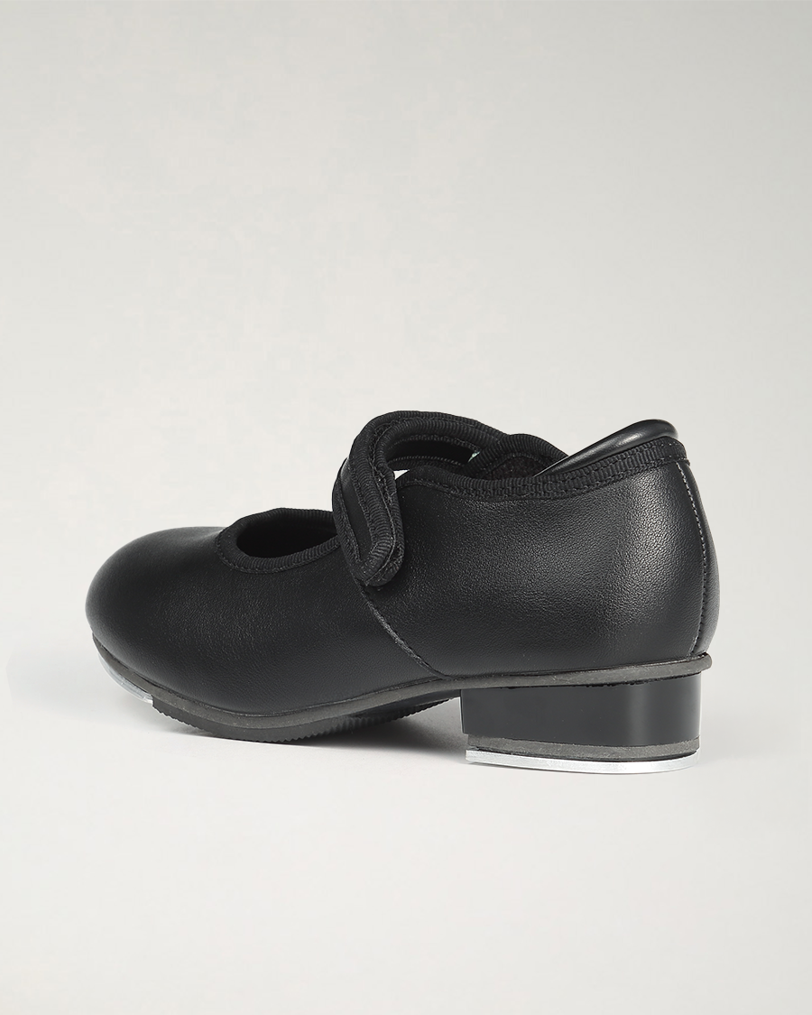 Kids Classic Tap Shoes in Matte Black