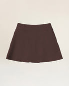 Espresso FlexFit Pleated Tennis Skirt