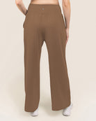 Wide Leg Casual Pants | Flowy High-Waisted Lounge Pants with Pockets