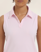 Cherry Blossom Classic Fit Sleeveless Polo Shirt 2.0