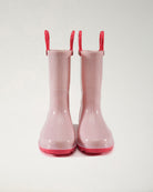 Light Pink Puddle Jumper Kids Rubber Rain Boots