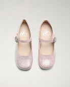 Blush Glimmer Girls Low-Heel Dress Shoes