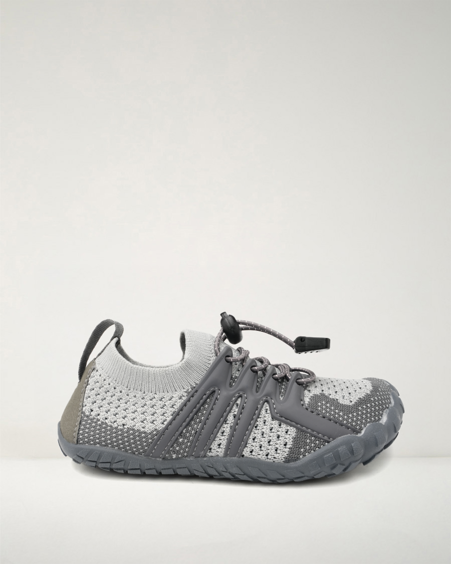 Kids Water Shoes with Adjustable Laces in Charcoal