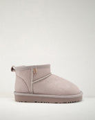 Grey Short N' Sweet Kids Suede Boots