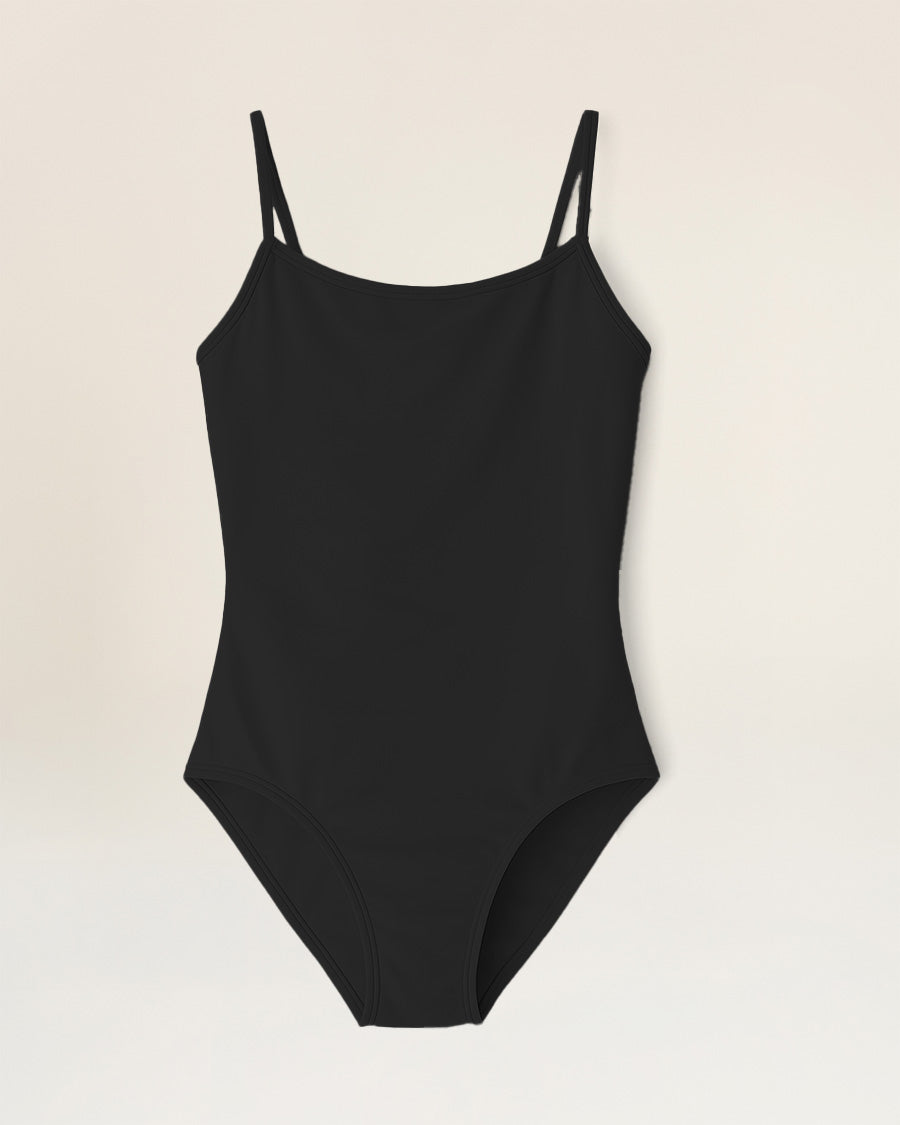 Rose Cami Leotard - Black