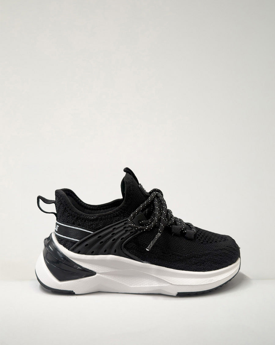 Black Kids Running Shoes