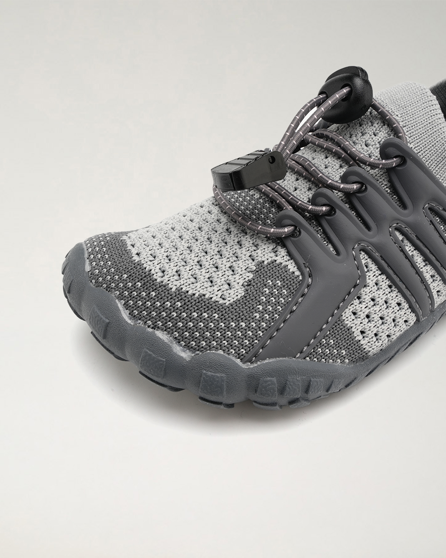 Kids Water Shoes with Adjustable Laces in Charcoal