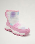 Tie Dye Marshmallow In A Flurry Kids Snow Boots