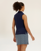 Navy Classic Fit Sleeveless Polo Shirt 2.0