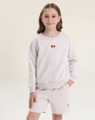 No Sweat Kids Matching Set in Dove