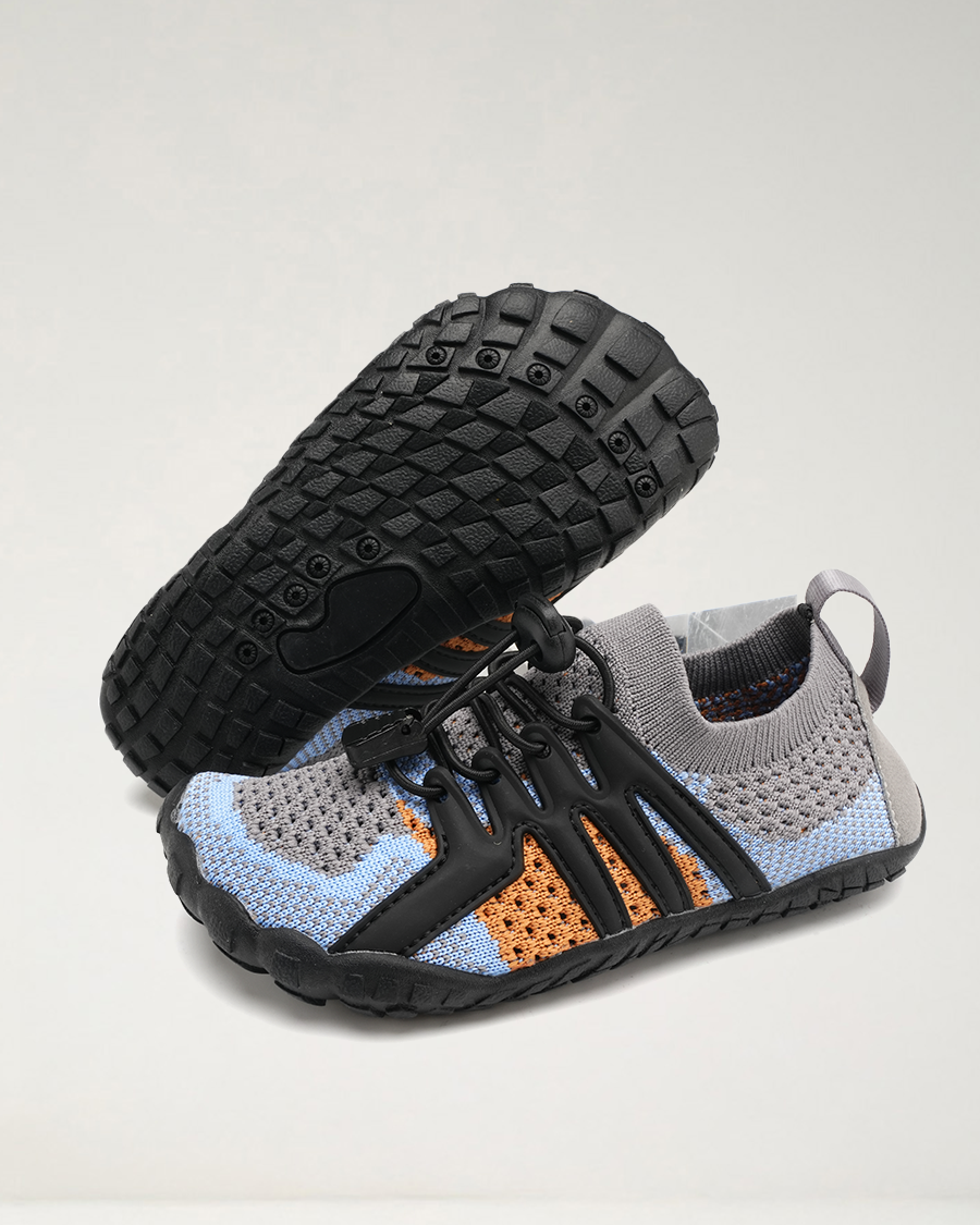 Kids Water Shoes with Adjustable Laces in Glacial Ember