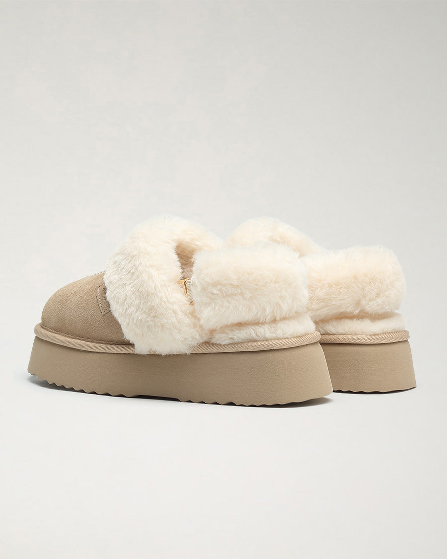 Dune Warm-Lined Suede Slippers
