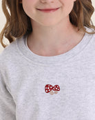 No Sweat Kids Matching Set in Heather Grey