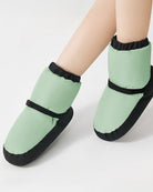 Green Adults Ballet Warm Up Booties