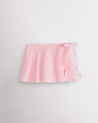 Girls Chiffon Wrap Skirt With Adjustable Tie in Pink