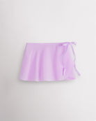 Girls Chiffon Wrap Skirt With Adjustable Tie in Lavender