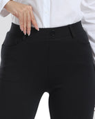 Women Dress Pants black close up