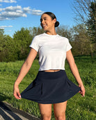White Cotton T-Shirt - View 2