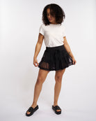 Soft Cotton Slub T-Shirt in Off White