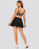 Black CourtChic A-Line Tennis Skirt