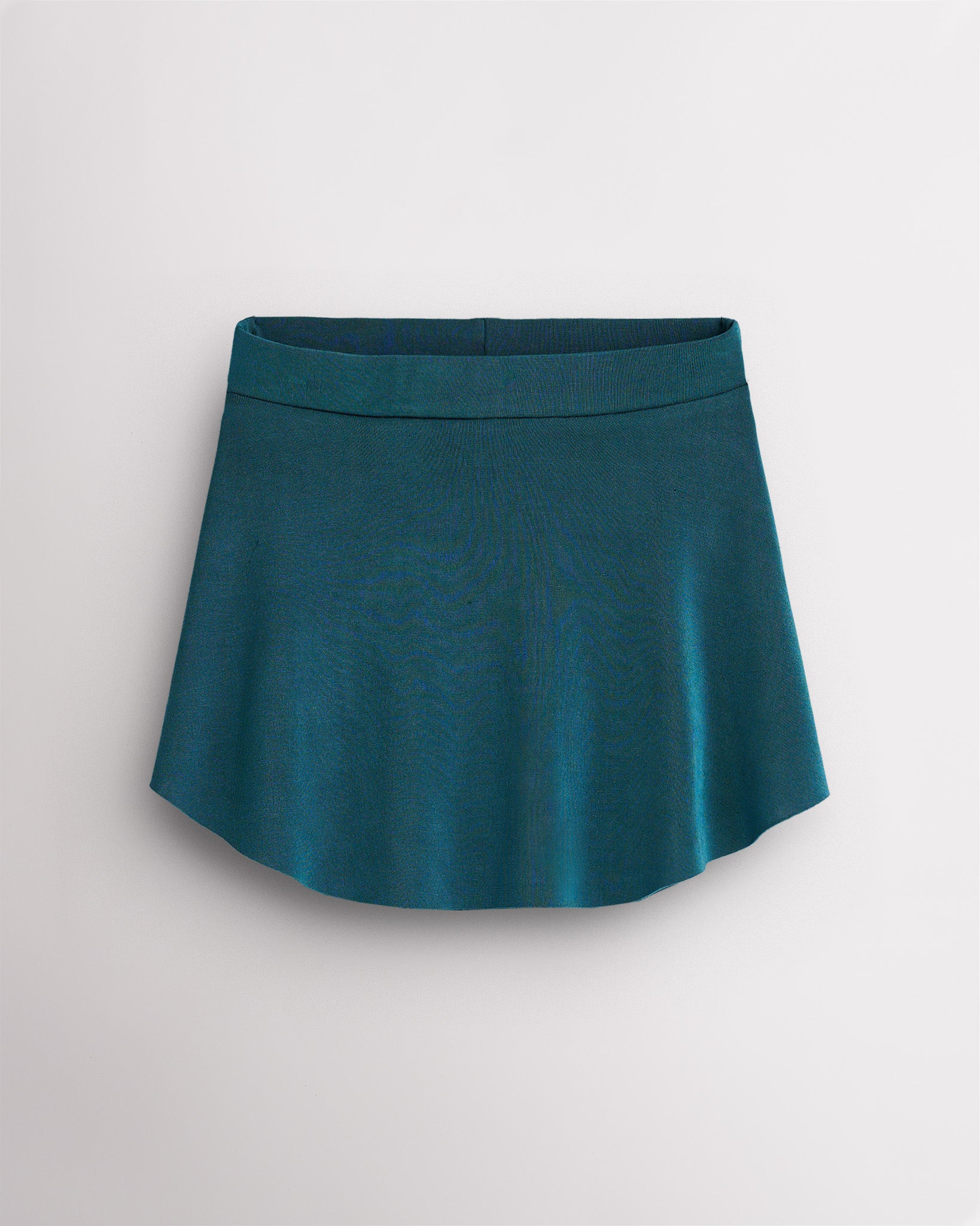Women’s Pull-On Curved Ballet Skirt in Teal
