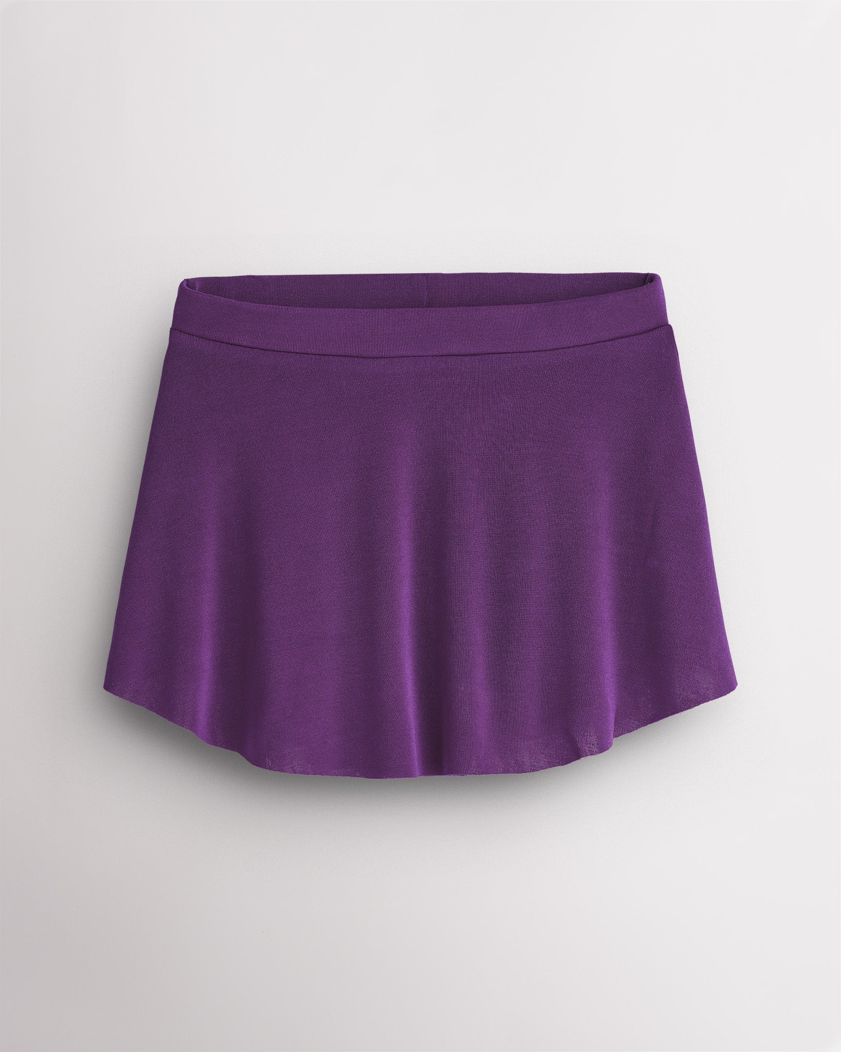Women’s Pull-On Curved Ballet Skirt in Grape