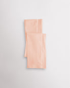 Ballet Pink girls microfiber footless dance tights folded flat with elastic waistband and soft fabric for ballet and dance practice.