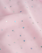 Women Chiffon Wrap Skirt in Sparkling Ballet Pink