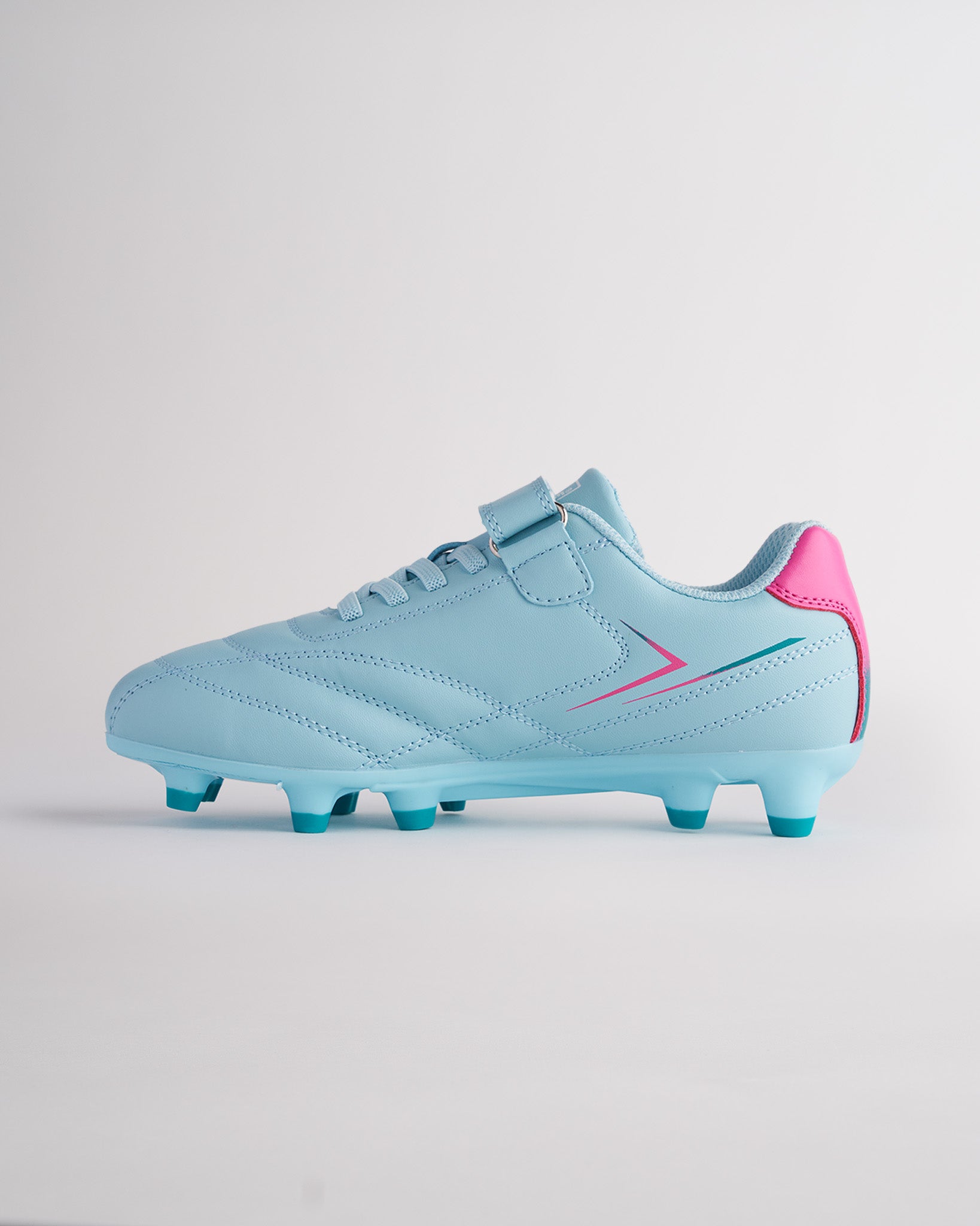 Kids Unisex Field Soccer Cleats in Aqua