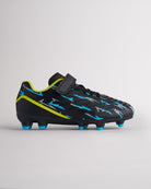 Gotta Bolt Kids Soccer Cleats in Black Voltage